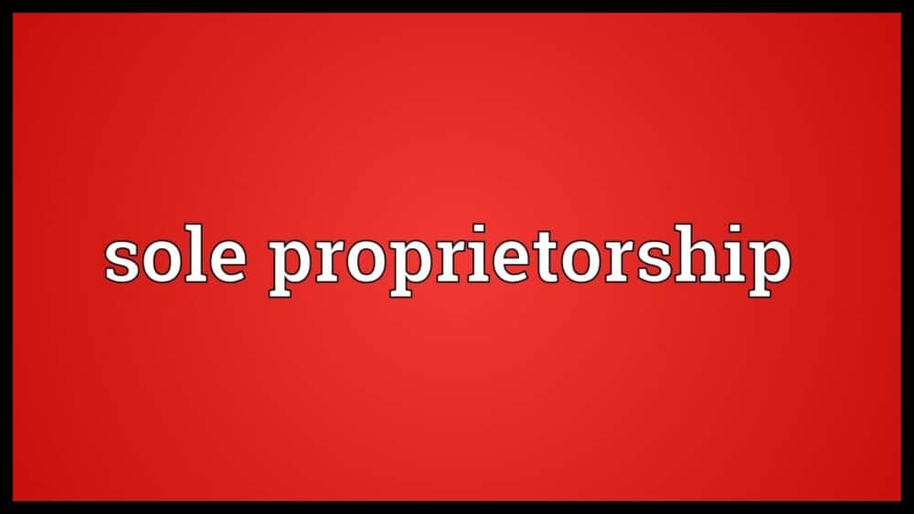 Type Of Sole Proprietorship & Everything That Belongs To Her